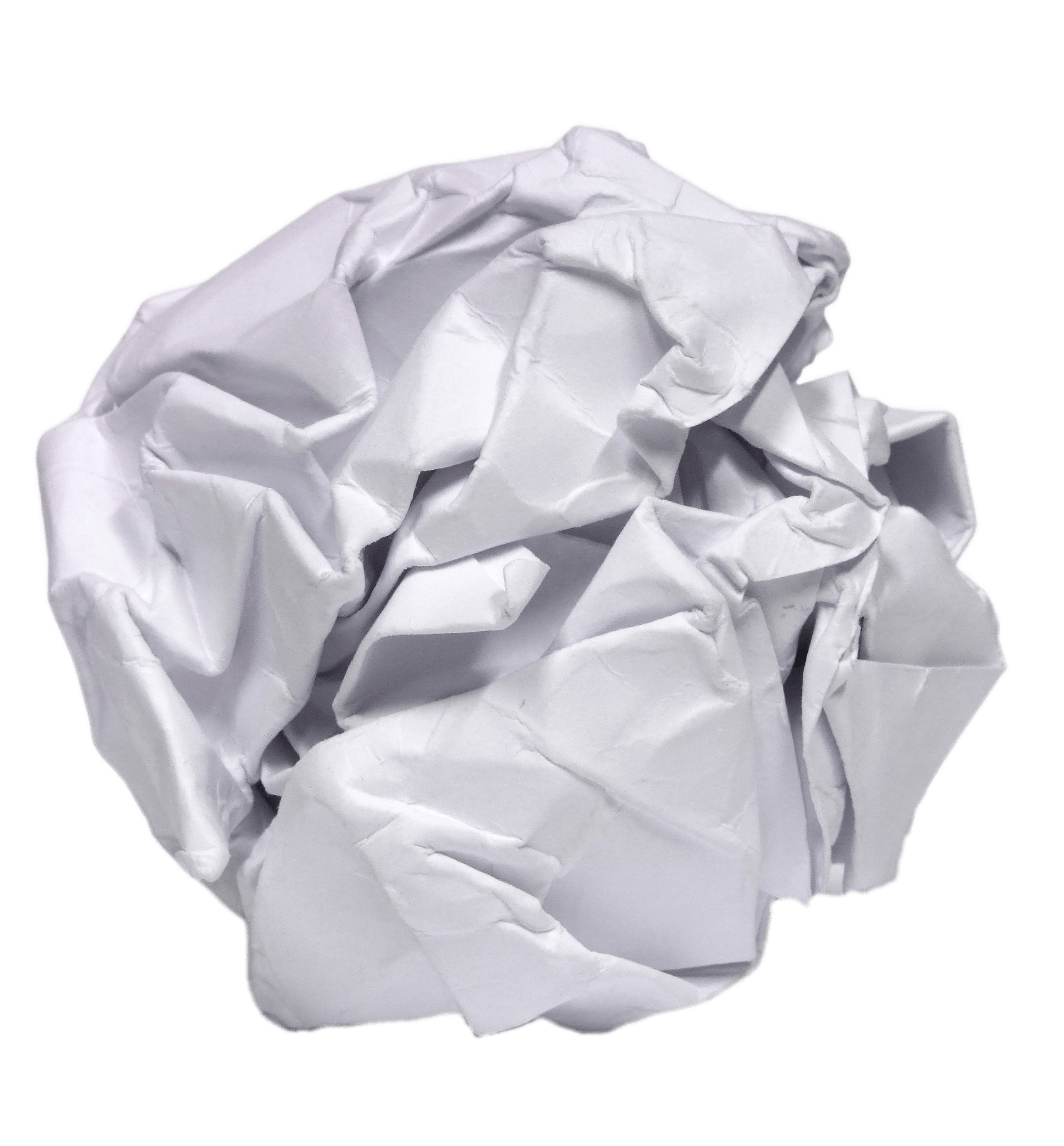 crumpled paper — no footage exists